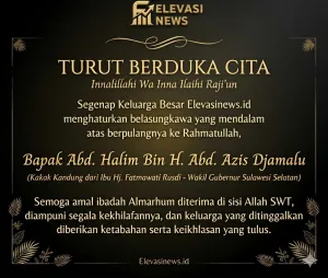 Kakak Wakil Gubernur Sulsel Meninggal Dunia