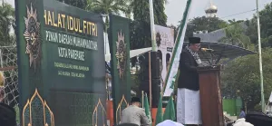 Ketua DPRD Khatib Idul Fitri 1447 H di Lapangan Andi Makkasau