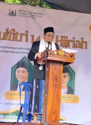 Idul Fitri 1447 H, Ribuan Jamaah Penuhi Lapangan Sumpang Minangae Parepare