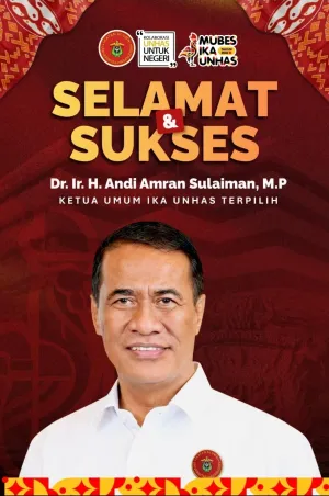Andi Amran Sulaiman Terpilih Aklamasi Pimpin IKA Unhas 2026-2030, Raih Dukungan 84,5 Persen