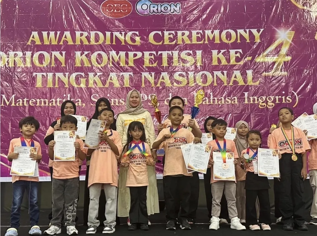 Harumkan Nama Daerah, Pelajar Sidrap Borong 14 Medali di Final Nasional Orion 4 Malang