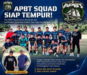 Kobarkan Semangat Merdeka, APBT Squad dan DWITAS FC Unjuk Sportivitas di Lapangan Andi Baso Maddukelleng