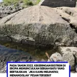 Hunger Stone, Batu Bersejarah yang Muncul Saat Sungai Mengering